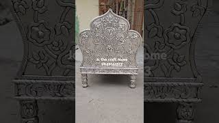 Pure silver ambani chair | german silver chair #ambanichair #antqiuechair #luxurychair