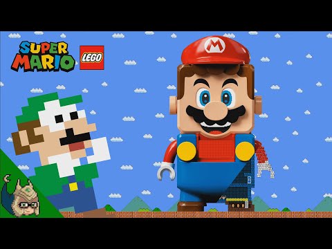 Luigi vs the LEGO Mario Maze (Mario Cartoon Movie ANIMATION)