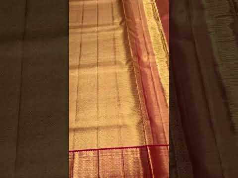 SareeSensations: Kanjivaram Gold Zari Tissue Silk Saree: A Luxurious Indulgence (Rs. 26,900)