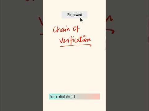 Chain-of-Verification Prompt Method