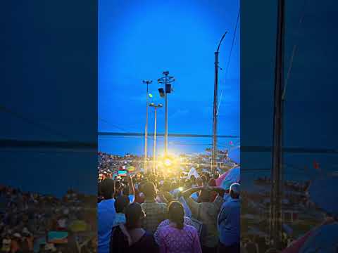 Ganga arti in banarce #blog #vlog #travelblog #motivation #travel #travelvideo #sciencefiction