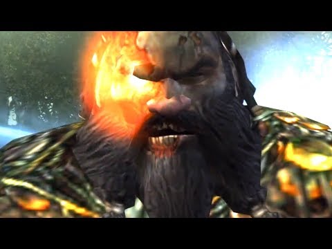 God of War - Kratos kills the Barbarian King