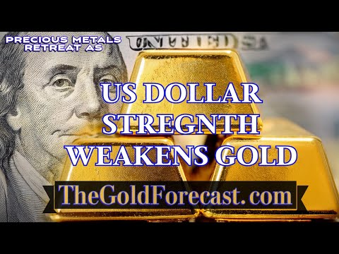 Strong US dollar weakens gold and silver