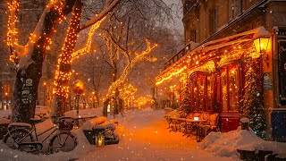 Cozy Jazz at a Quiet Winter Night Cafe ☕ Gentle Jazz Instrumental for a Relaxing Mood ~ Winter Jazz