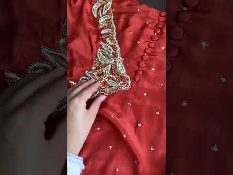 beautiful suit design 2024 // partywear handwork suit design // #boutiquework  #bollywood #lovesong