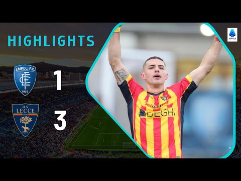 Empoli - Lecce | 1-3 | Highlights | Serie A 2024-25 | empoli lecce