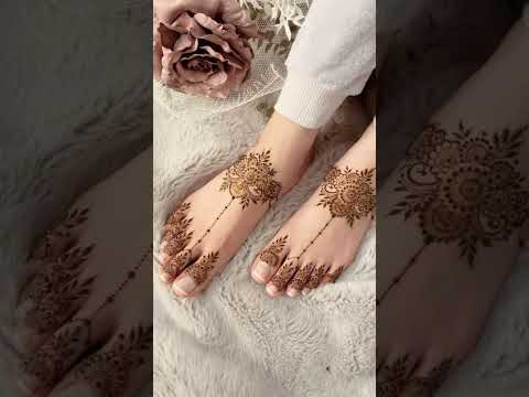 Feet Mehndi Designs 2025 #shorts