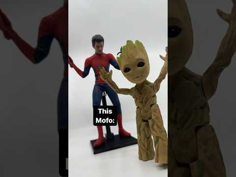 Drake is so goofy 💀 #shorts #youtubeshorts #hottoys #drake #yeat #spiderman #groot #marvel