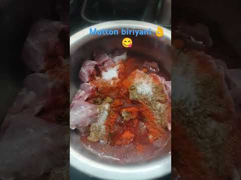 Mutton biriyani 👌😋#spicy  biryani 😋#trending #viral video#