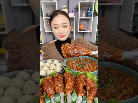 먹방 먹는 소리 Dumplings Noodle #asmr #mukbang #food #eating