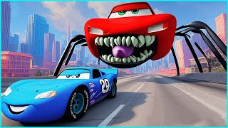 Epic Escape From The Lightning McQueen Head Eater | Coffin Dance Song (COVER)