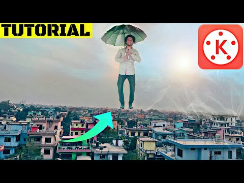 flying umbrella video editing course with good video making apps with kinemaster