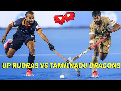 TAMILNADU DRAGONS VS UP RUDRAS HIGHLIGHTS MATCH // HOCKEY INDIA LEAGUE 29th JANUARY 2025