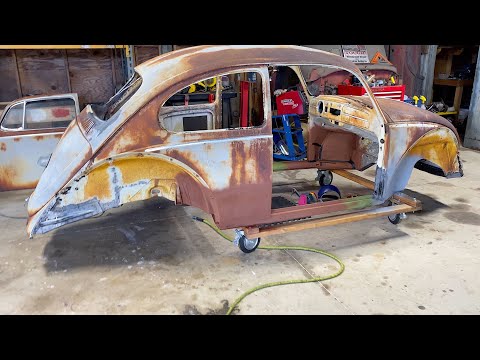 1965 VW Beetle Restoration - Metal Fab & Welding "B" Pillar