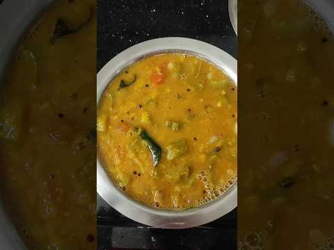 பீர்க்கங்காய் சாம்பார் 😋Ridge Gourd Sambar Recipe For Dosa, Rice, 😋#sambarrecipe #ridgegourdrecipe