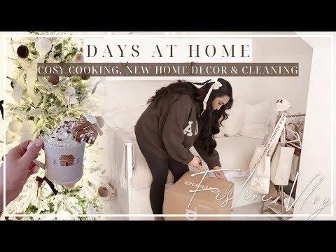 DAYS AT HOME | COSY COOKING, NEW HOME DECOR & CLEANING!