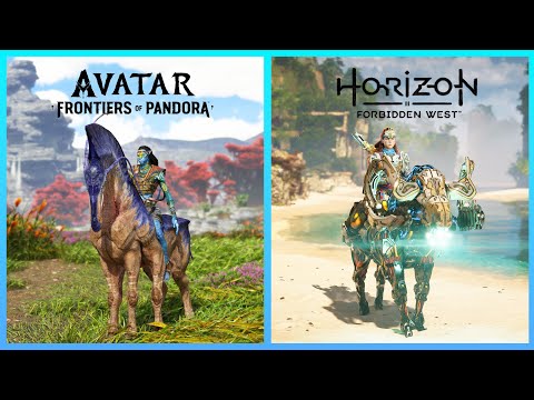 Avatar: Frontier of Pandora vs Horizon Forbidden West - Details Comparison!