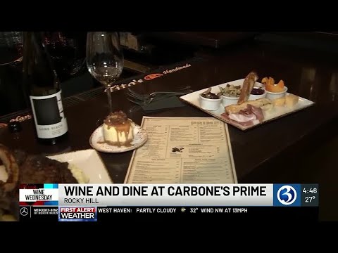 WINE WEDNESDAY: Wine and Dine at Carbone's Prime in Rocky Hill