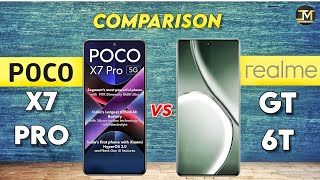 Poco X7 Pro vs realme GT 6T : Which phone is Best ❓😯