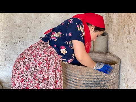 Discover the Serene Charm of Daily Life in an Iranian Village | How to Make Persian Saffron Halva