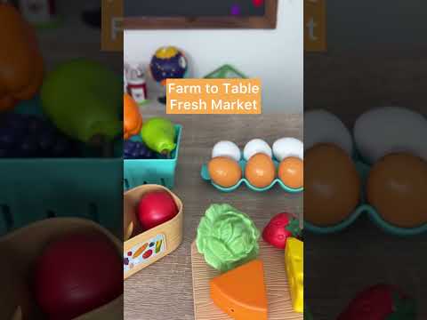 Food Sorting Activity: Trendy Play Food Set for Kids’ Kitchen | Learning Resources