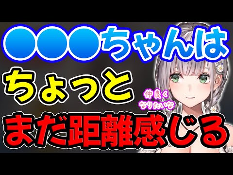 ホロメンの中でまだ距離を感じており仲良くなりたい人物について語る白銀ノエル【ホロライブ/ホロライブ切り抜き】