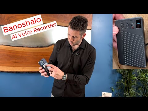 Banoshalo AI Voice Recorder, easy to use and records great! #recorder #voicerecording #ai