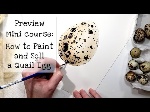 How to Paint an Egg with Watercolors