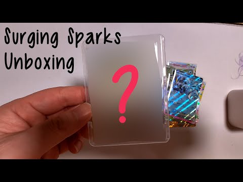 Unboxing Surging Sparks early! What did we pull? (Box 1 of 6) Pokemon TCG