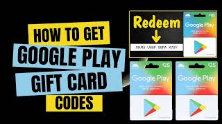 Google Play Gift Card !! How To Redeem 2025 !!