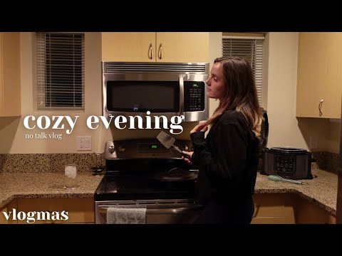 evening in the life🌙 | no-talk vlog | VLOGMAS day 9