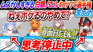 【同期も全く分からない】ムズかしすぎる白銀ノエルわかりて選手権まとめ【兎田ぺこら 不知火フレア 宝鐘マリン ホロライブ切り抜き　団長】