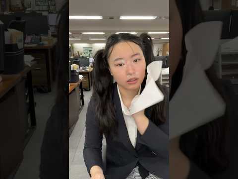 会社の中で中国の変身動画撮ってみた #shorts