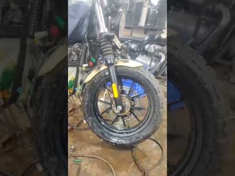 interceptor 650 cc broad tyre fitting#www.youtube.com#short #viral