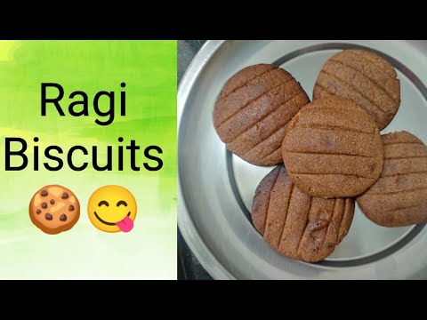 Homemade Ragi Biscuits😋| Healthy Biscuits For Kids 😋|Easy Tasty Snacks Recipe 😋