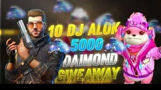 FREE FIRE LOVER 1000 SUBSCRIBE PE 5 ALOK GIVEAWAY HOGA