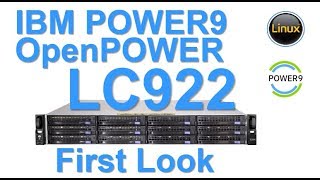 IBM POWER9 OpenPOWER LC922 First Look