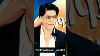 Sirf apna accha socho 💕|Sharukh khan motivational speech🔥#motivation #shorts #youtubeshorts