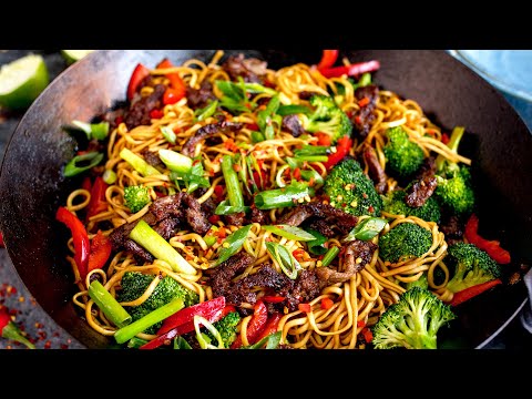 Warning: Highly Addictive Crispy Chilli Beef Noodles