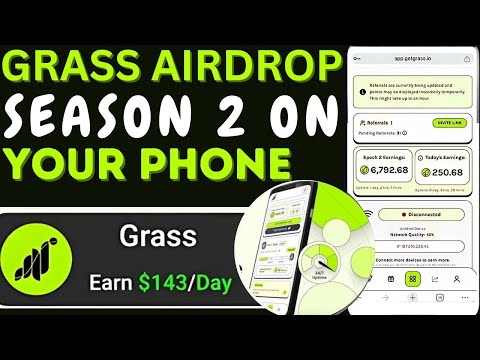 How To Mine Grass Airdrop On Your Mobile Phone Step-By-Step