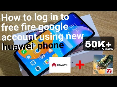 How to log in to free fire google account with huawei