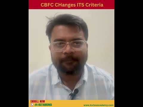 CBFC CHanges ITS Criteria