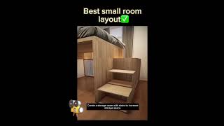 Best small room layout #ideya  #bestroomlayout #smallroommakeover #smallroom