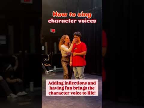 How to Sing Character Voice