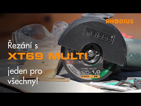 Řezný kotouč pro širokou škálu materiálů - řežeme s XT69 MULTI