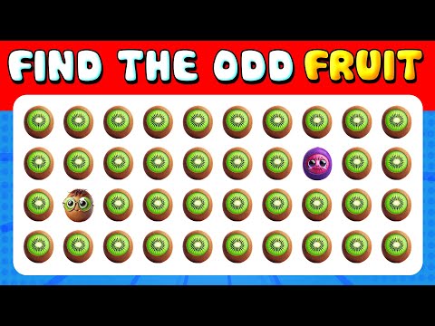 250 Puzzles for GENIUS | Find the ODD One Out - Fruit Edition Quiz 🍉🍌🍇 Quiz Lion