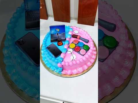 Boys and girls theme cake | makeup theme cake | office work theme cake #kkhushifoods #shorts