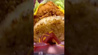 Rice Chicken with Rice flavor Soy Sauce Burger | Mc Donald new Burger Flavor | McDo Japan |