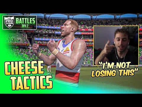 Using broken tactics - AFL 23 Pro Team