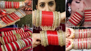 Karwa Chauth Special Red Bangles 🥰 Bridal bangles design | Latest bangles design 2022| Bridal chuda